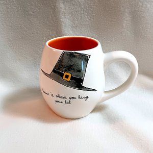 Rae Dunn mug - Home is where... Pilgrim hat 16 oz. Artisan Collection by Magenta